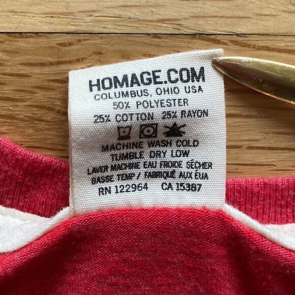 Homage NBA Jam Red T-Shirt Size Small - Picture 8 of 8